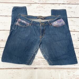 LEVIS Embroidered Front Pockets Detail Skinny Jeans Sz 12